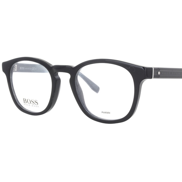 New Hugo Boss Frames Black 0804 128 Mens Acetate - Picture 1 of 8